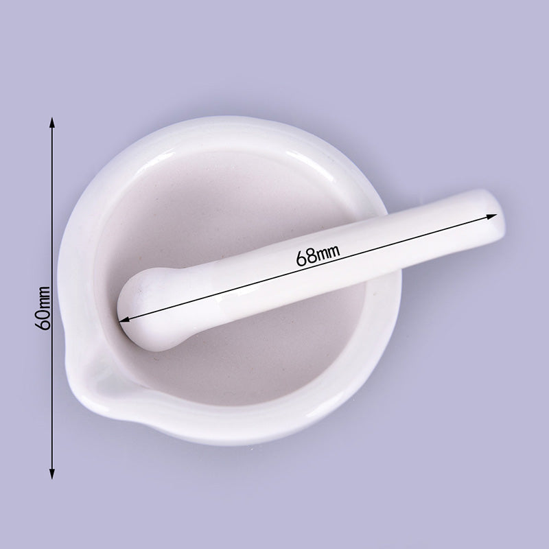 White Porcelain Mortar and Pestle Set by HitMyNeed