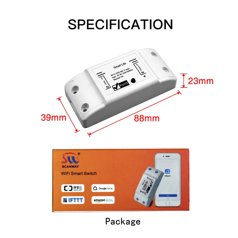 Wi-Fi Smart Switch with App & Voice Control by HitMyNeed
