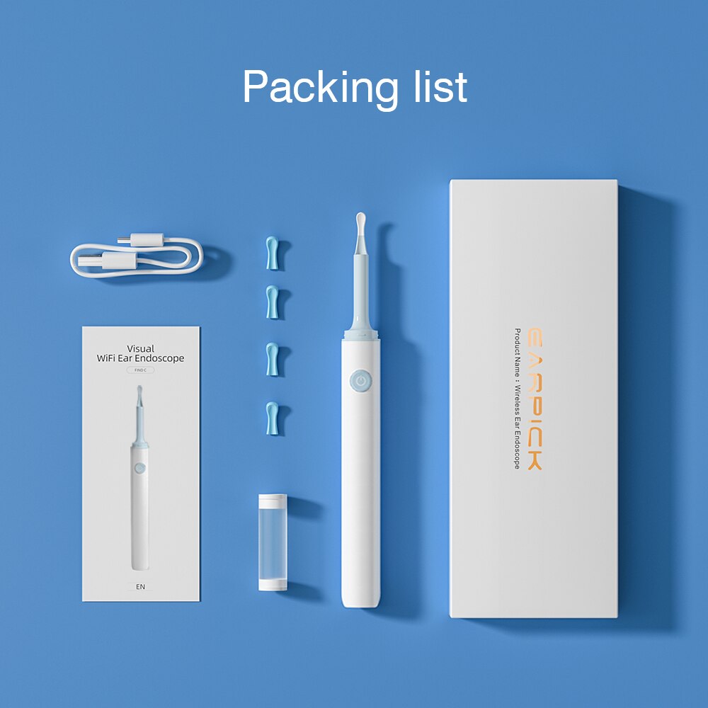 Wireless Ear Camera Otoscope with 1080P Endoscope by HitMyNeed