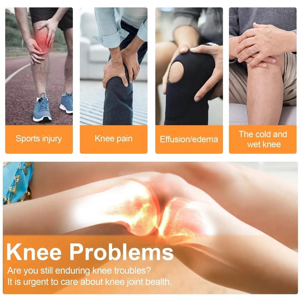 Wireless Heated Knee Massager with Vibration by HitMyNeed