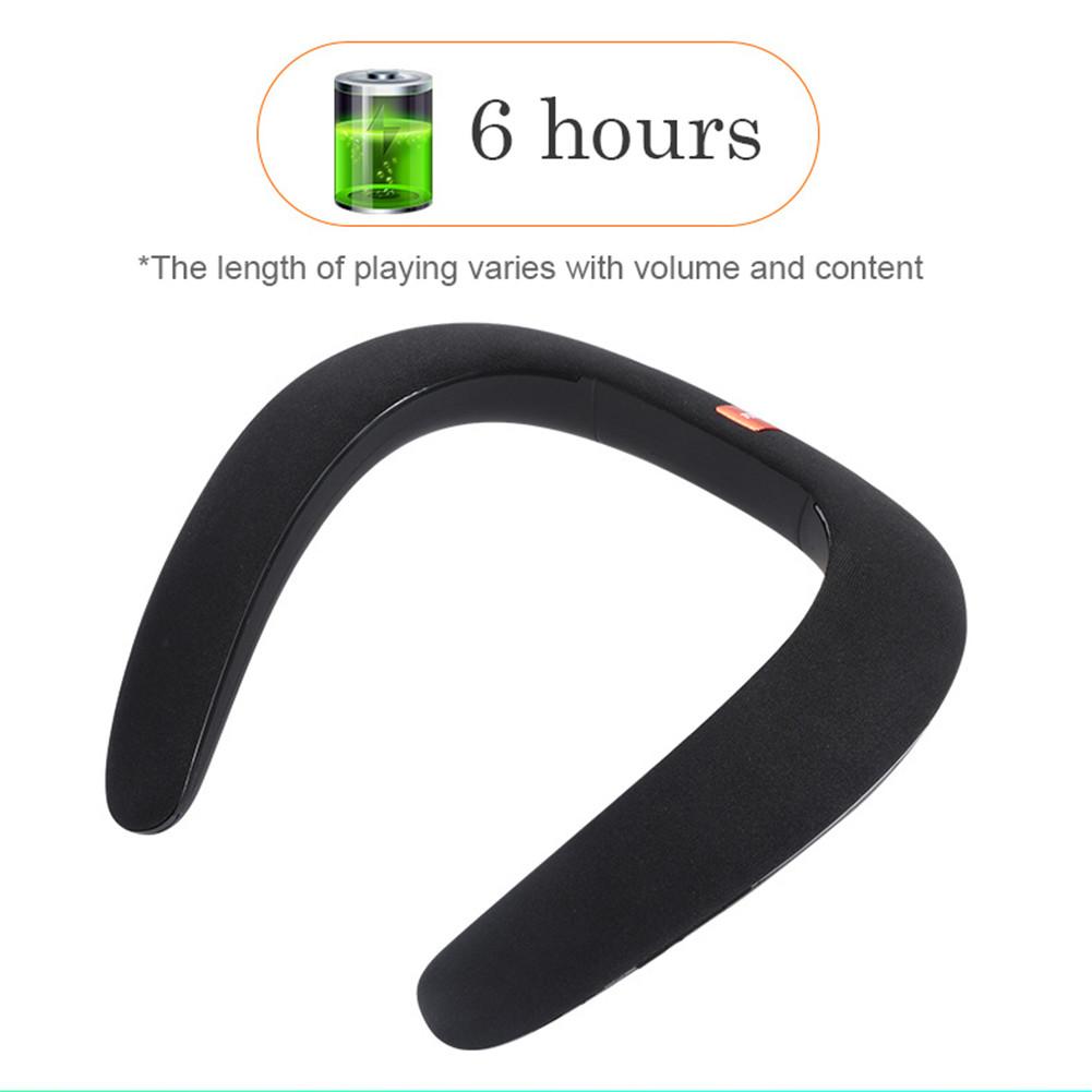 Wireless Neckband Bluetooth Speaker with Mic by HitMyNeed