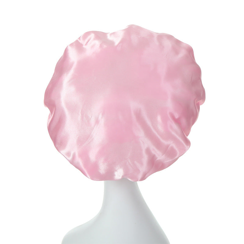Women's Double-Layer Satin Nightcap (Set of 2) by HitMyNeed