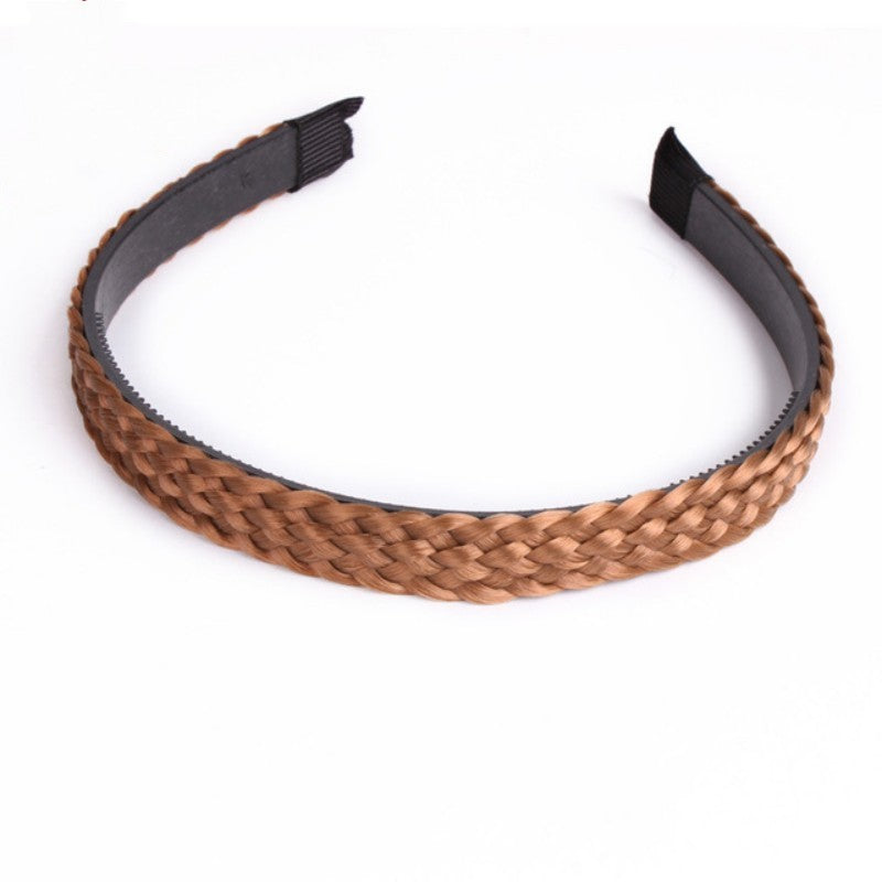 Women's Fishbone Braid Non‑Slip Headband Wig by HitMyNeed