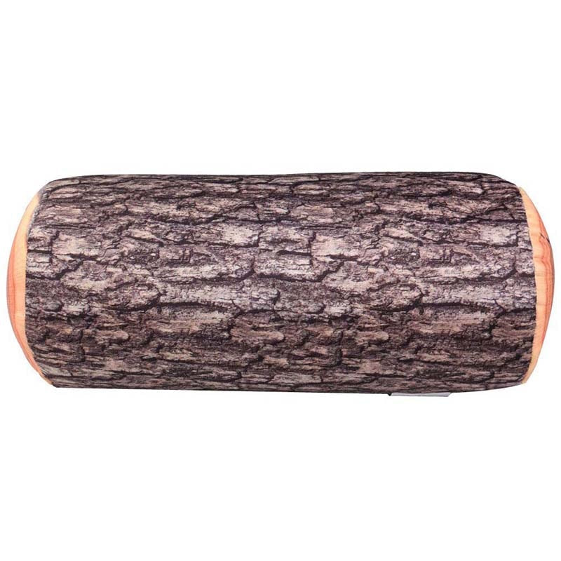 Wood Log Pillow Cushion with Realistic Print by HitMyNeed