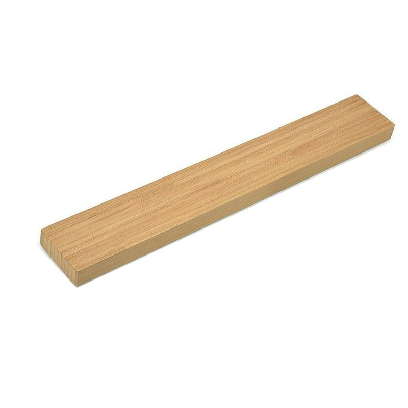 Wooden Magnetic Knife Holder Wall Mount 40cm by HitMyNeed