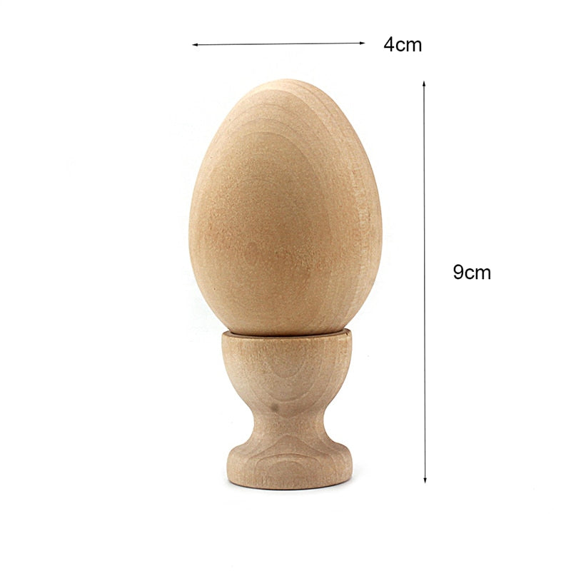 Wooden Montessori Egg Cup Toy for Toddlers by HitMyNeed