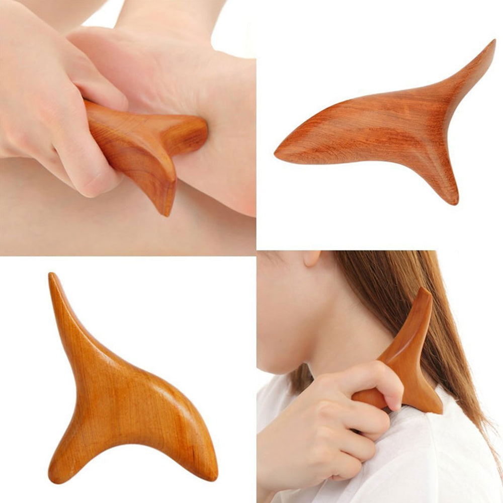 Wooden Trigger Point Gua Sha Massage Tool by HitMyNeed