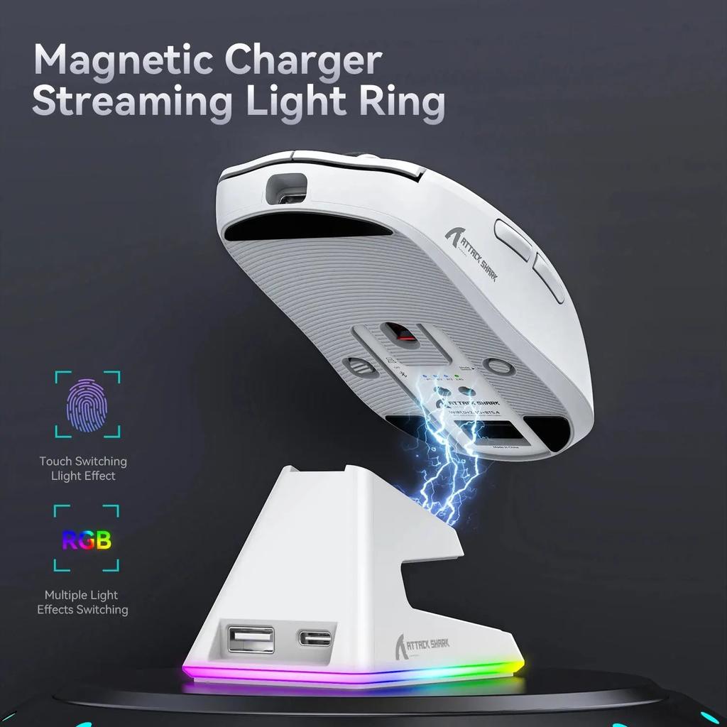 X6 Lightweight Wireless Gaming Mouse 26K DPI RGB by HitMyNeed