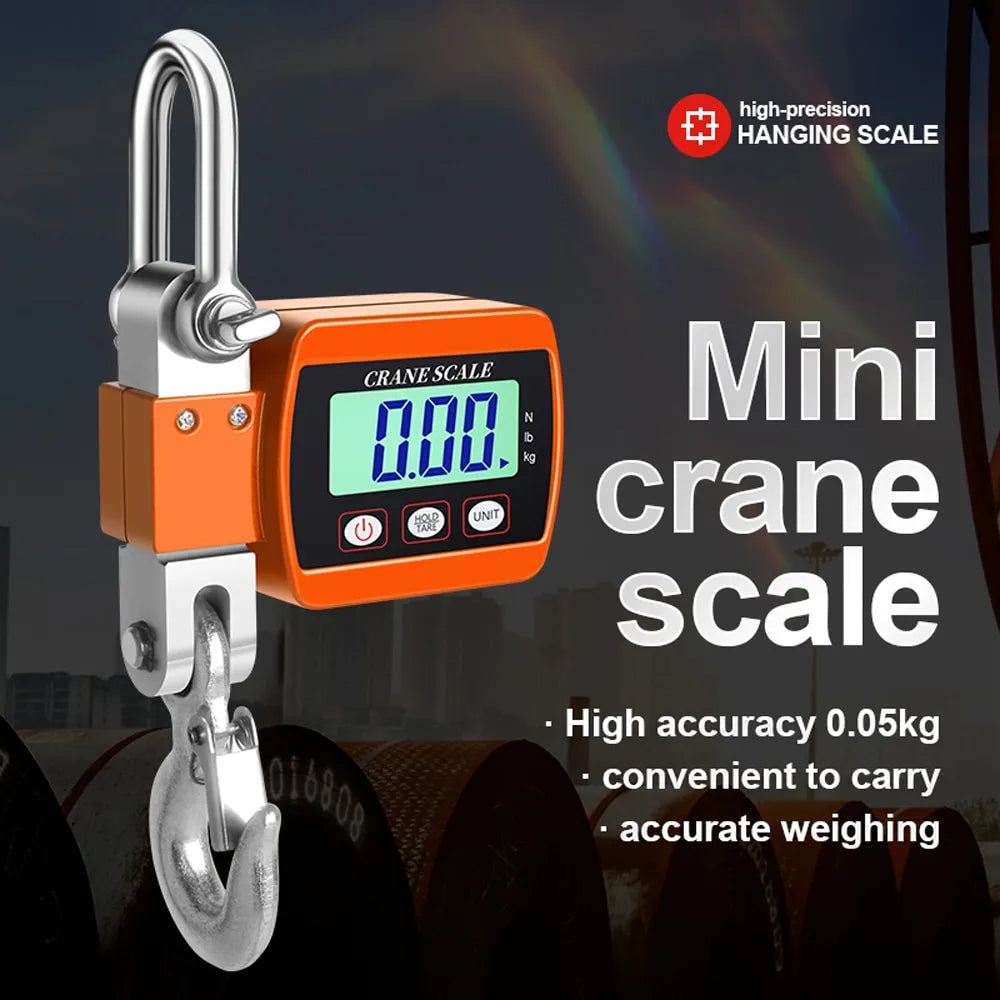 0.05-500kg Digital Hanging Crane Scale with LCD by HitMyNeed