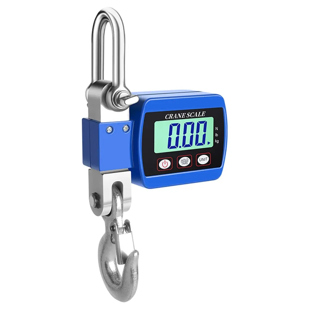 0.05-500kg Digital Hanging Crane Scale with LCD blue by HitMyNeed