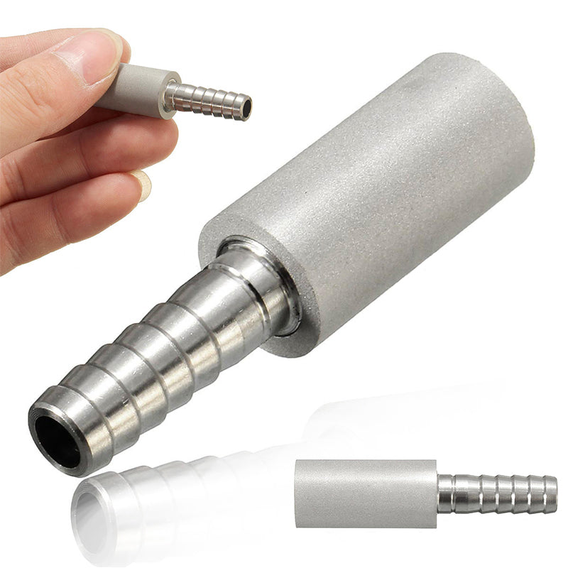 0.5 Micron Stainless Steel Keg Aeration Stone by HitMyNeed