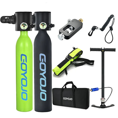 0.5L Mini Scuba Diving Cylinder Set (2-Pack) e-set by HitMyNeed
