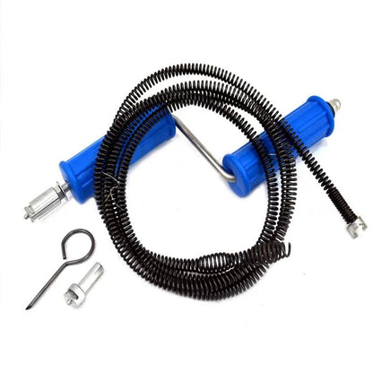 1-5m Spring Pipe Dredging Tool with Drill Connector by HitMyNeed