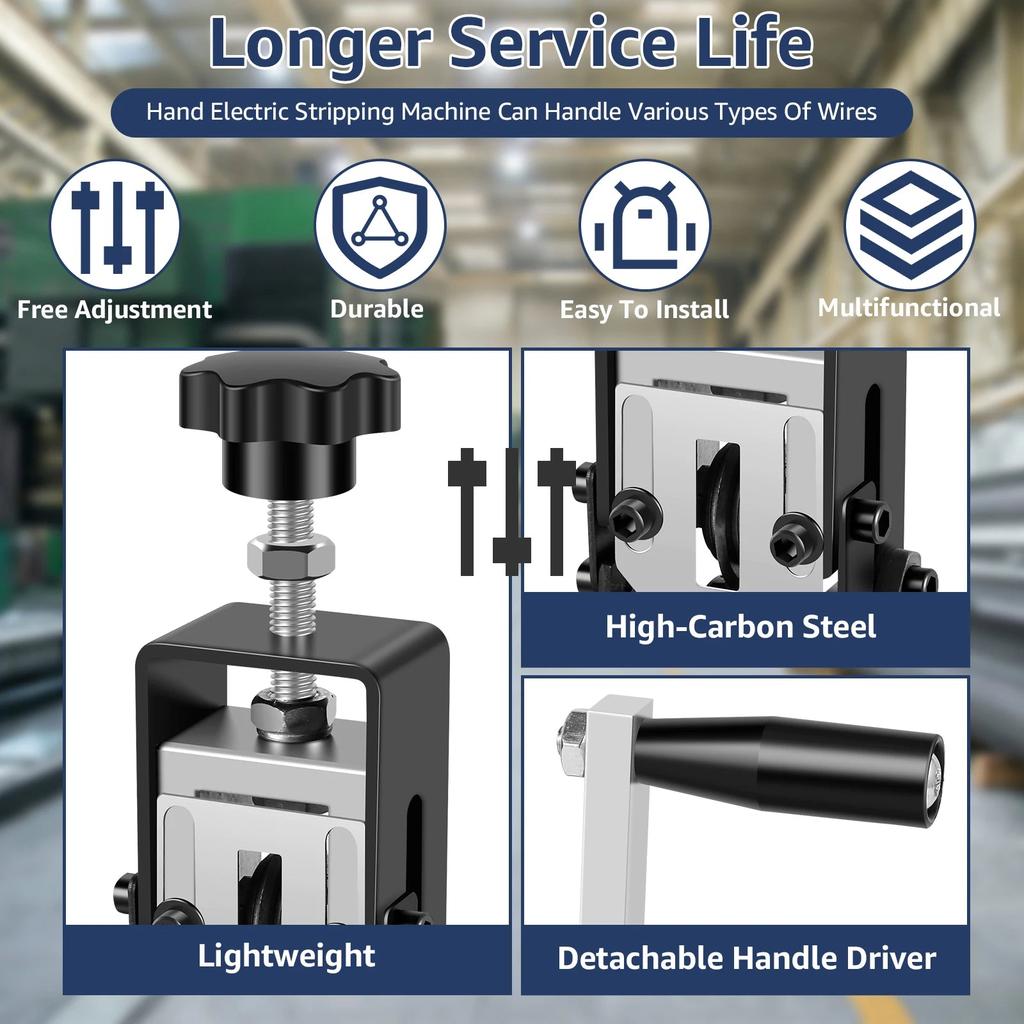 1-70mm Manual & Drill Wire Stripper for Copper Scrap by HitMyNeed