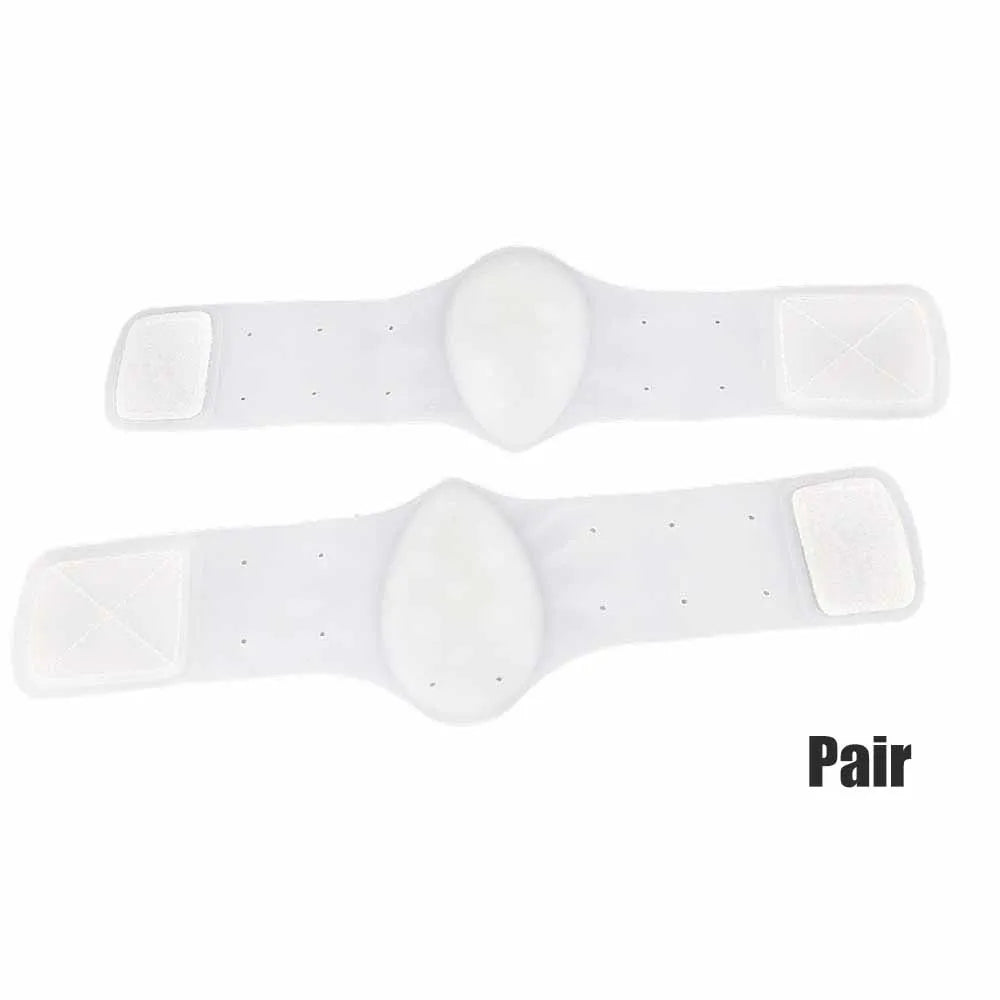 1 Pair Non-Slip Gel Arch Support Braces white by HitMyNeed