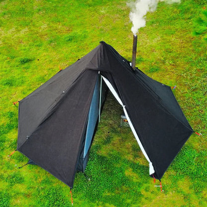 1 Person Hot Tent Tipi with Chimney Window by HitMyNeed