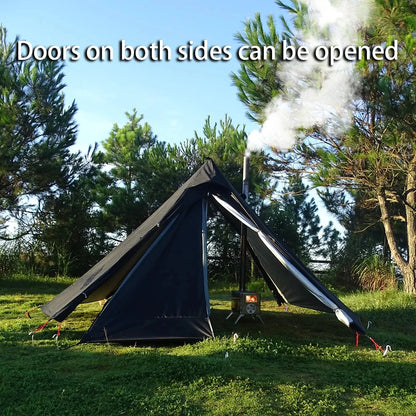 1 Person Hot Tent Tipi with Chimney Window by HitMyNeed