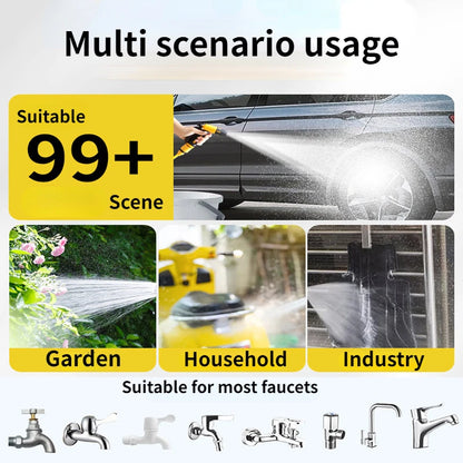 10-30m Telescopic High-Pressure Water Hose Set by HitMyNeed