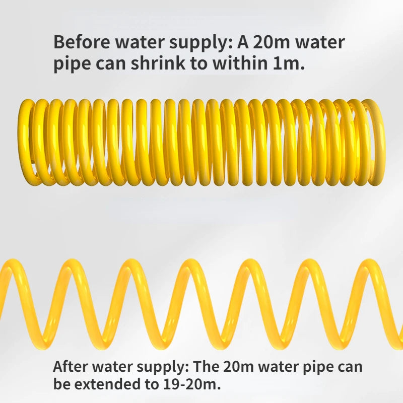 10-30m Telescopic High-Pressure Water Hose Set by HitMyNeed