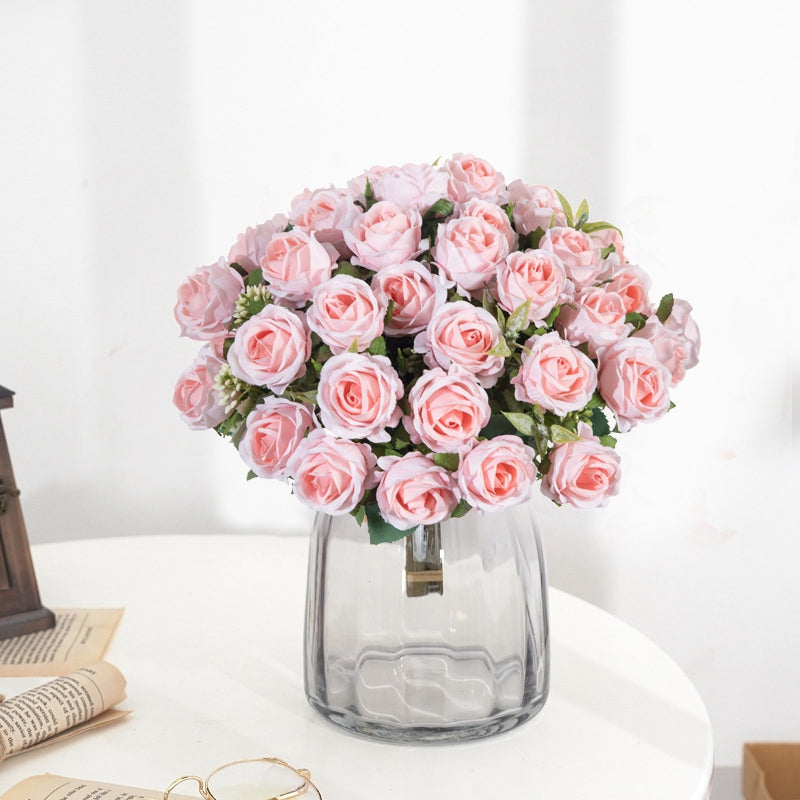 10-Head Artificial Rose Bouquet for Home & Events by HitMyNeed