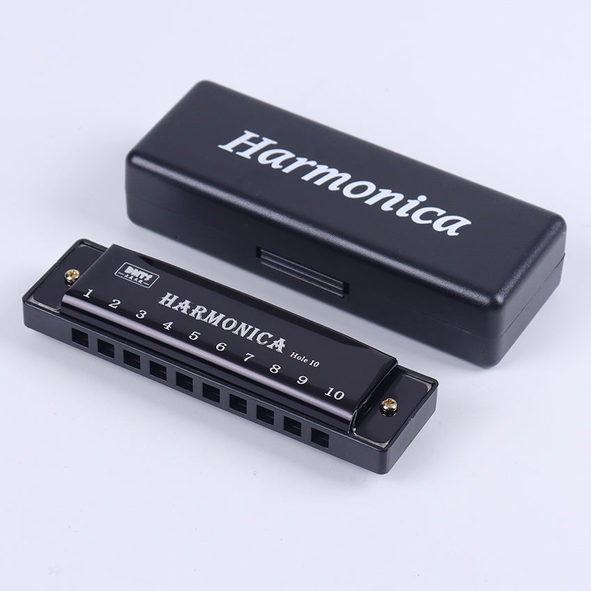 10-Hole Children's Harmonica with Copper Core black by HitMyNeed