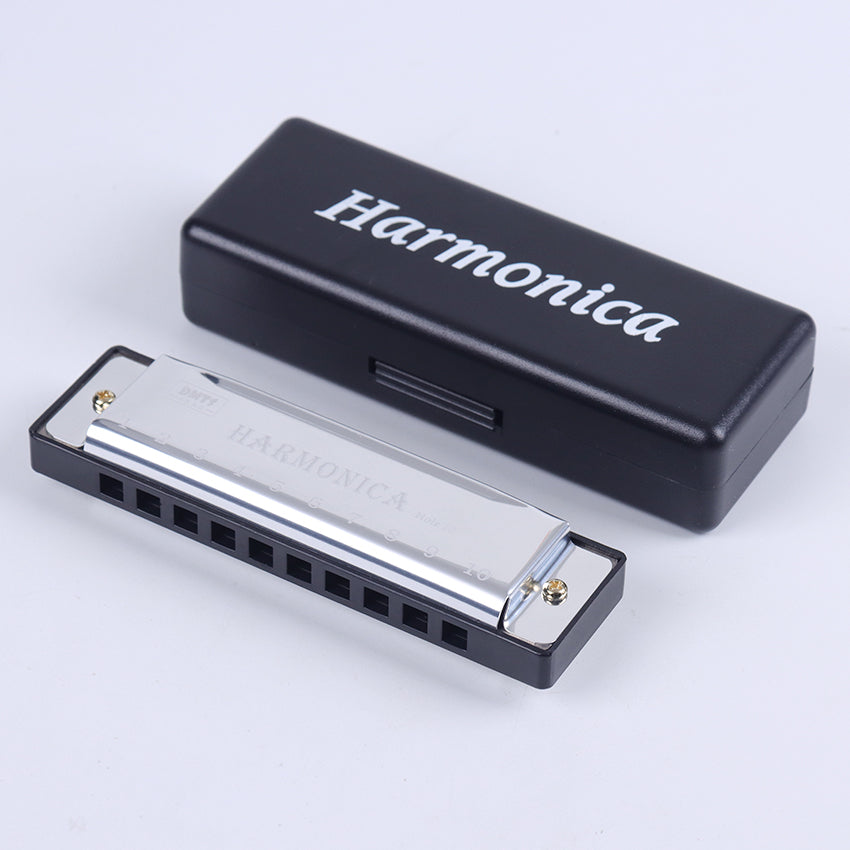 10-Hole Children's Harmonica with Copper Core silver by HitMyNeed