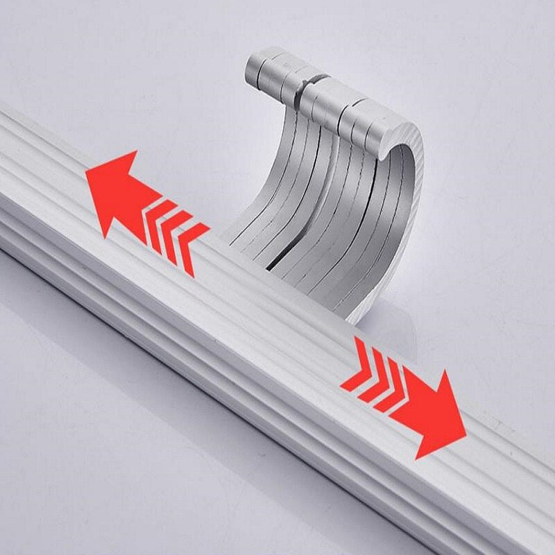 10 Hooks Aluminum Wall-Mounted Kitchen Utensil Rack by HitMyNeed