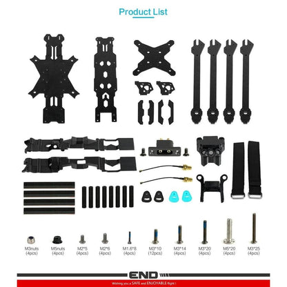 10" Lite True X 402mm FPV Freestyle Frame Kit by HitMyNeed