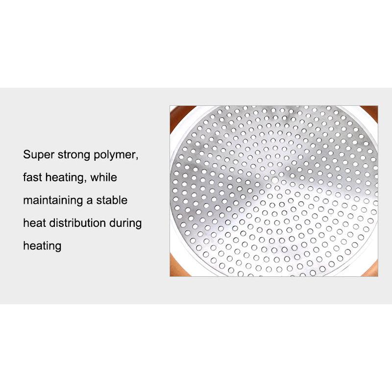 10" Non-Stick Copper Ceramic Frying Pan by HitMyNeed