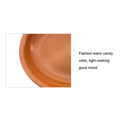 10" Non-Stick Copper Ceramic Frying Pan by HitMyNeed