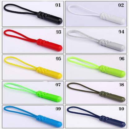 10-Pack Replacement Zipper Pull Cords for Bags & Tents by HitMyNeed