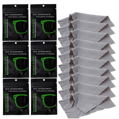 10-Pack Reusable Anti-Fog Microfiber Glasses Cloths by HitMyNeed