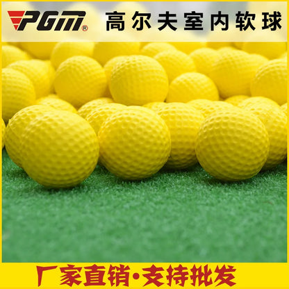 10-Pack Yellow PU Foam Golf Practice Balls by HitMyNeed
