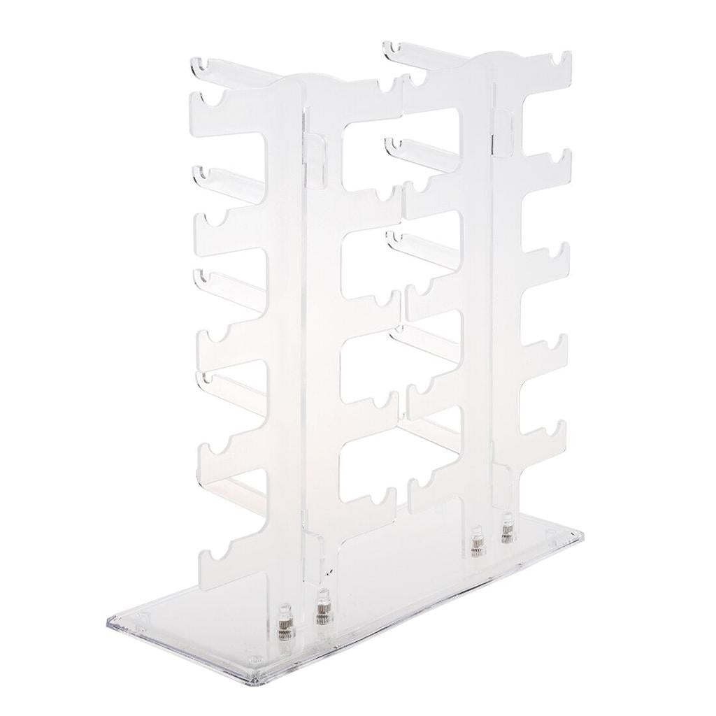 10-Pair Clear Acrylic Sunglasses Display Rack by HitMyNeed