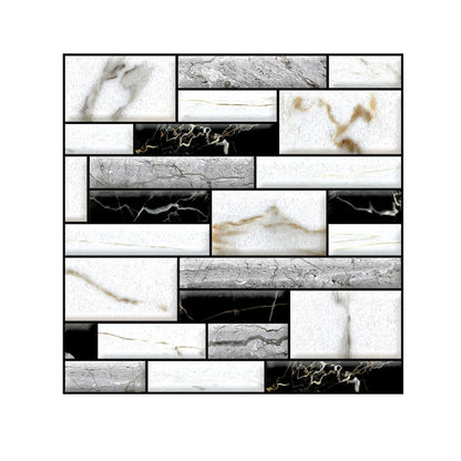 10 Pcs 3D Self-Adhesive Wall Panels | Waterproof XPE Foam Brick Wallpaper (30x30cm) jqz371 by HitMyNeed