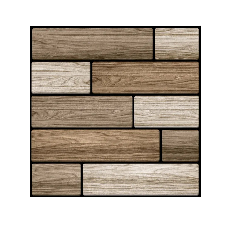 10 Pcs 3D Self-Adhesive Wall Panels | Waterproof XPE Foam Brick Wallpaper (30x30cm) jqz377 by HitMyNeed