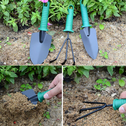 10-Piece Garden Hand Tool Set with Carry Case by HitMyNeed
