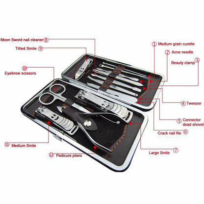 10-Piece Home Manicure & Nail Art Tool Set by HitMyNeed