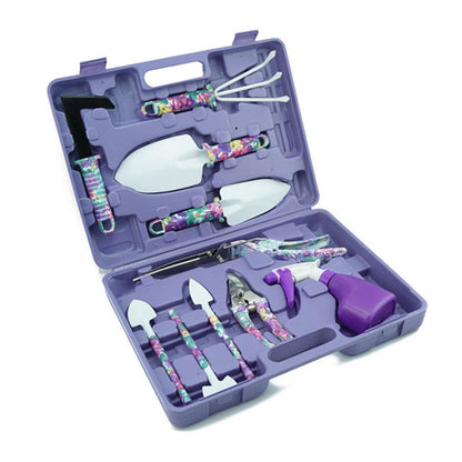 10-Piece Lightweight Stainless Steel Garden Tool Set by HitMyNeed