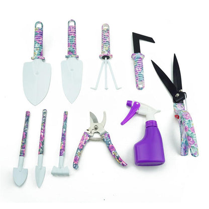 10-Piece Lightweight Stainless Steel Garden Tool Set by HitMyNeed