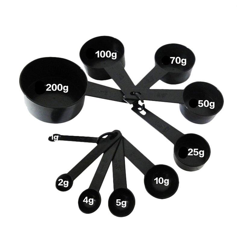 10-Piece Plastic Measuring Cups and Spoons Set by HitMyNeed