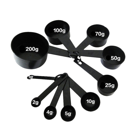10-Piece Plastic Measuring Cups and Spoons Set by HitMyNeed