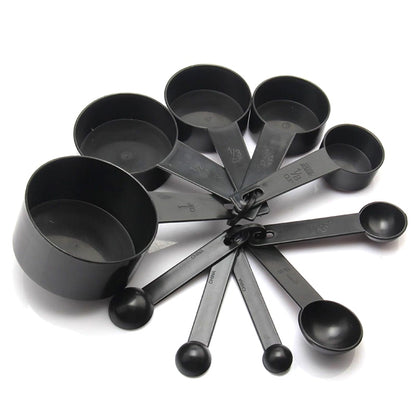 10-Piece Plastic Measuring Cups and Spoons Set by HitMyNeed