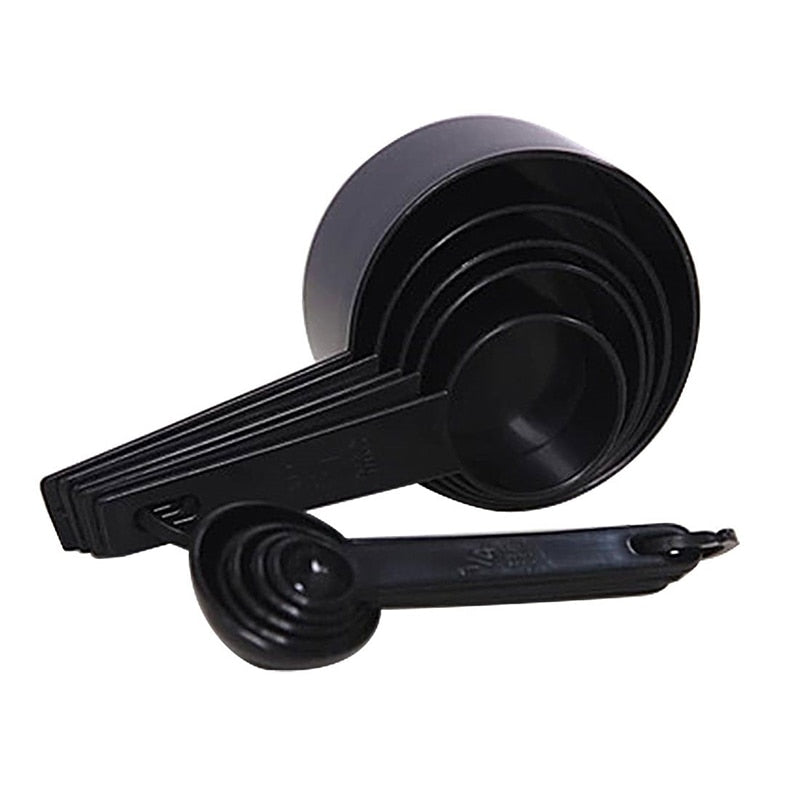 10-Piece Plastic Measuring Cups and Spoons Set by HitMyNeed