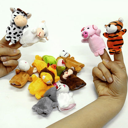10-Piece Plush Finger Puppet Set for Kids by HitMyNeed