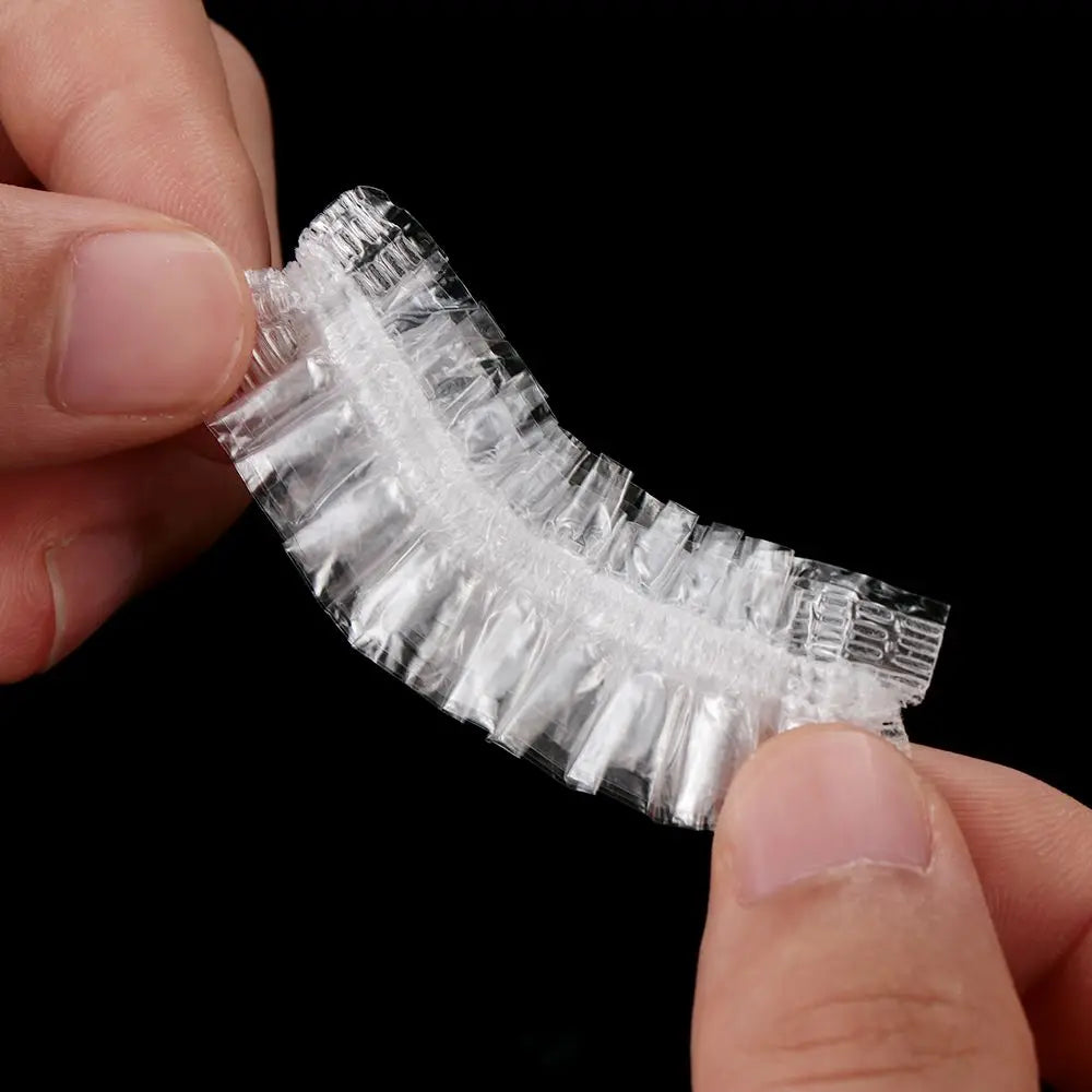 100 Disposable Waterproof Ear Covers for Hair Dye & Salon by HitMyNeed