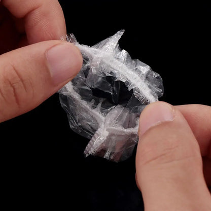 100 Disposable Waterproof Ear Covers for Hair Dye & Salon by HitMyNeed