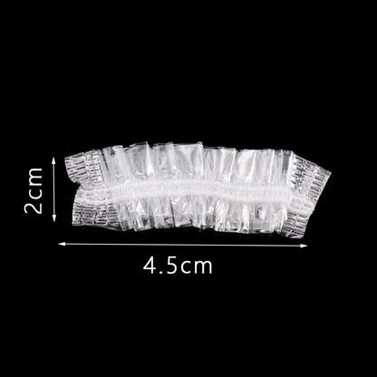 100 Disposable Waterproof Ear Covers for Hair Dye & Salon by HitMyNeed