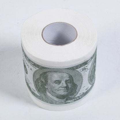 100 Dollar Bill Novelty Toilet Paper Roll by HitMyNeed