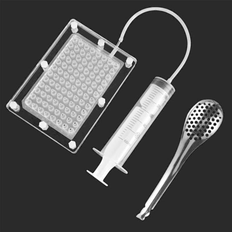 100-Hole Caviar Maker Kit with Strainer by HitMyNeed